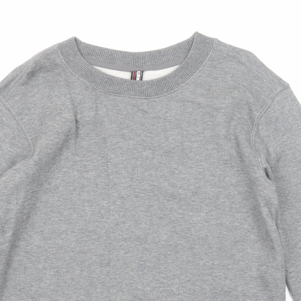 Mens UK Size M Kirkland Grey Pullover Sweatshirt