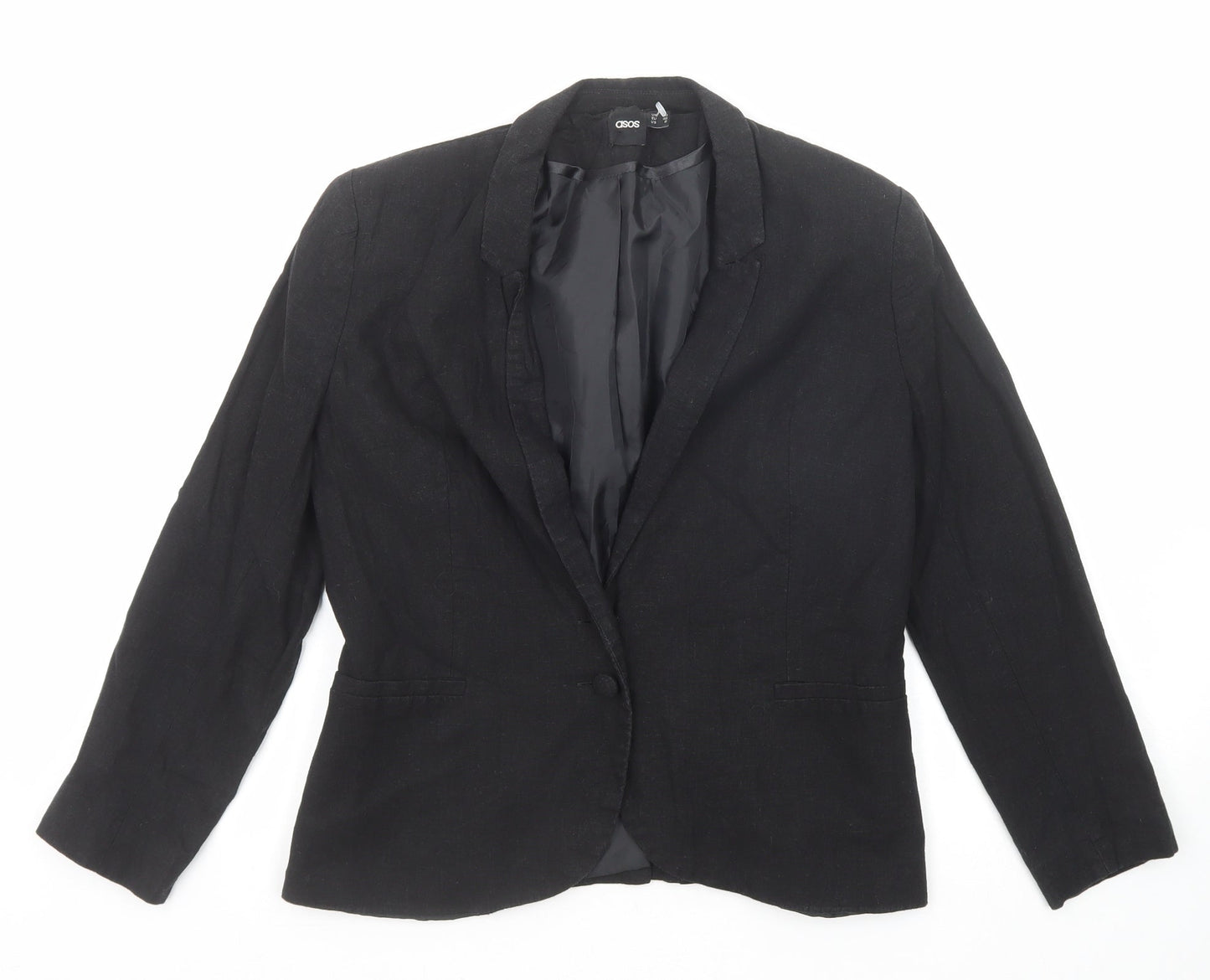 Womens UK Size 10 ASOS Black Jacket