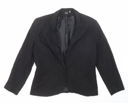 Womens UK Size 10 ASOS Black Jacket