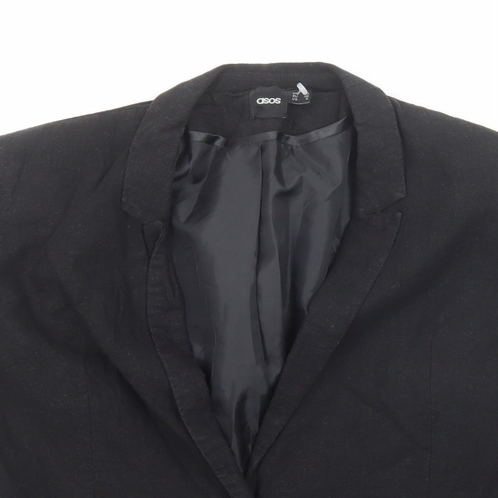 Womens UK Size 10 ASOS Black Jacket