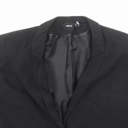 Womens UK Size 10 ASOS Black Jacket