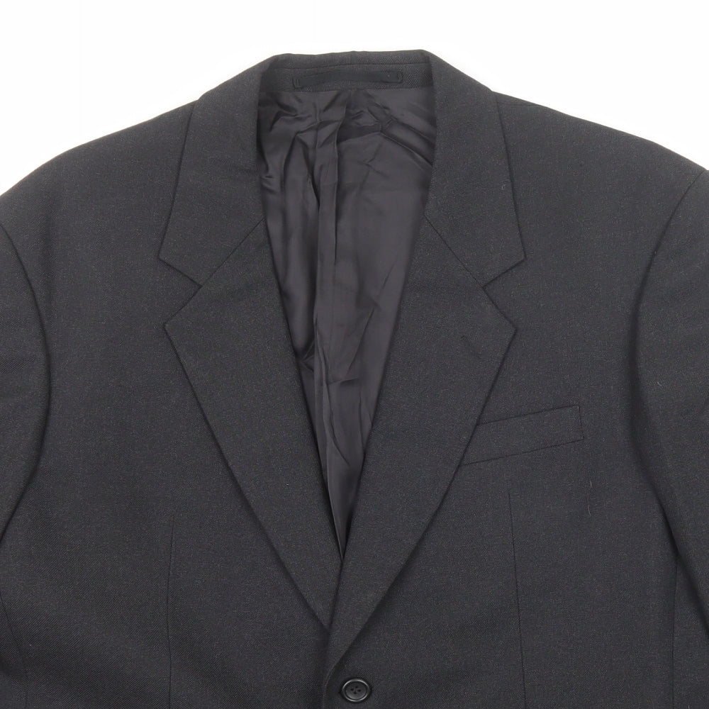 Varteks Mens Grey Acetate Jacket Suit Jacket Size 42 Regular