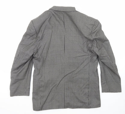 Mens UK Size 40 Ciro Citterio Regular Black Suit Jacket