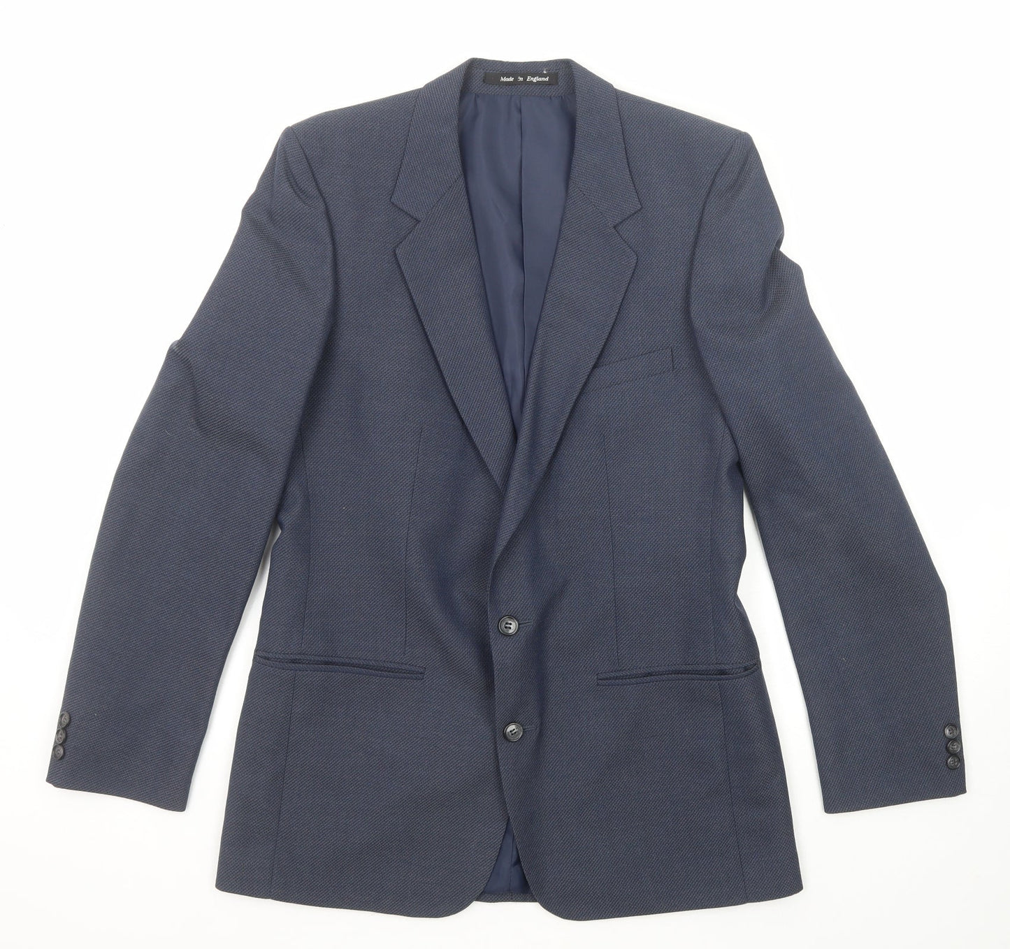 Mens UK Size 40 Topman Regular Blue Suit Jacket
