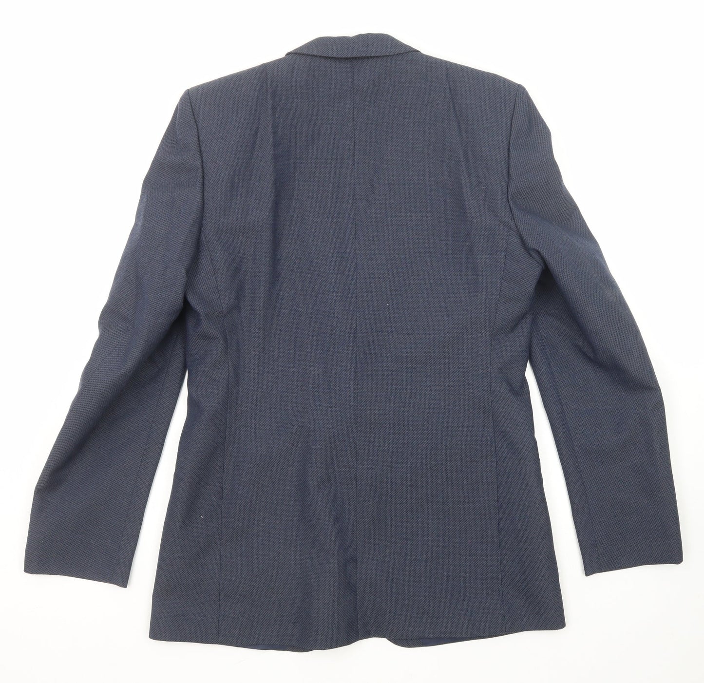 Mens UK Size 40 Topman Regular Blue Suit Jacket