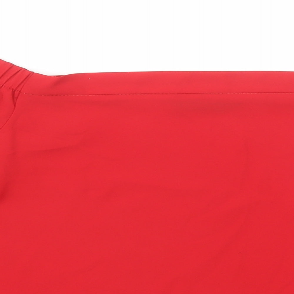 Womens UK Size 12 Select Red Basic Blouse