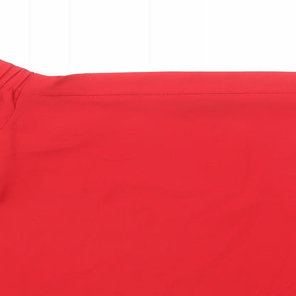 Womens UK Size 12 Select Red Basic Blouse