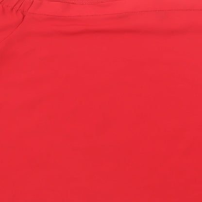 Womens UK Size 12 Select Red Basic Blouse