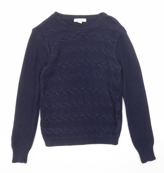 Womens UK Size M FOREVER 21 Blue Pullover Jumper