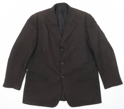 Mens UK Size 46 Sequel Regular Brown Suit Jacket
