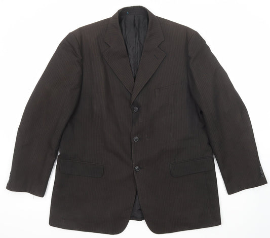 Mens UK Size 46 Sequel Regular Brown Suit Jacket