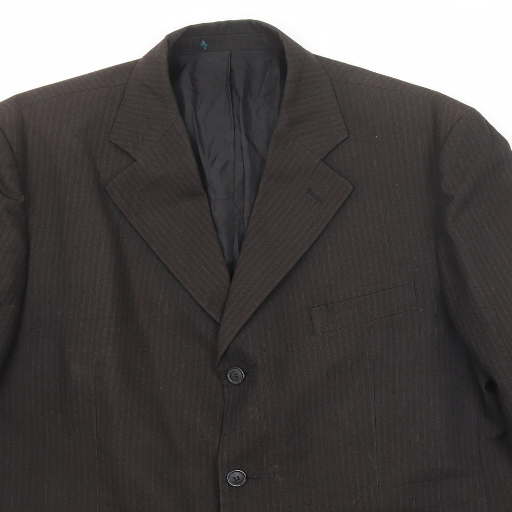 Mens UK Size 46 Sequel Regular Brown Suit Jacket