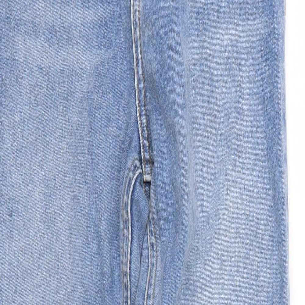 ASOS Womens Blue Cotton Skinny Jeans Size 25 in L32 in Regular Zip