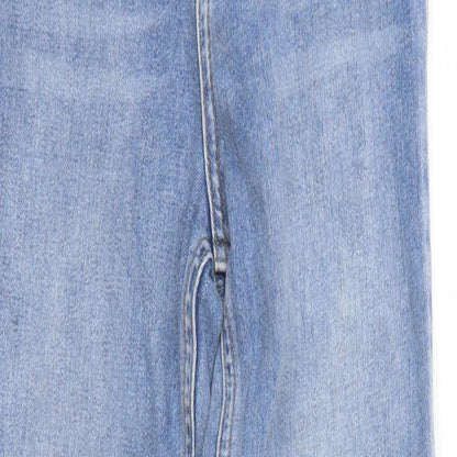 ASOS Womens Blue Cotton Skinny Jeans Size 25 in L32 in Regular Zip