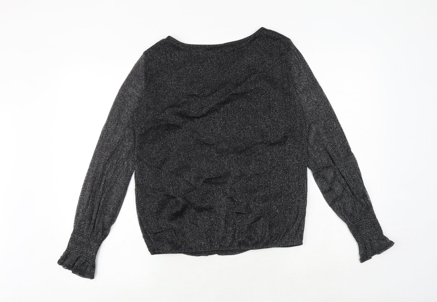 Womens UK Size 8 Wallis Grey Basic Blouse