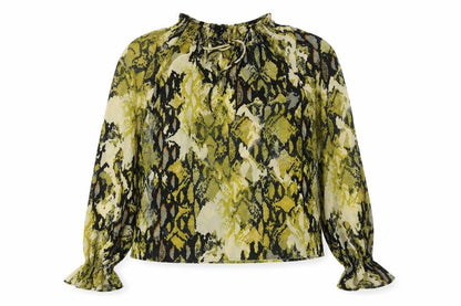 Womens UK Size 8 Marks and Spencer Yellow Basic Blouse