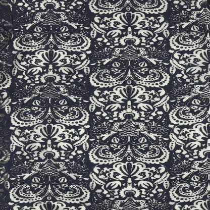 Epilogue Womens Blue Geometric Viscose Basic T-Shirt Size 10 Round Neck