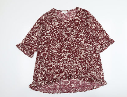 Womens UK Size 10 Stella Morgan Purple Basic Blouse