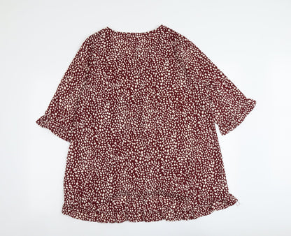 Womens UK Size 10 Stella Morgan Purple Basic Blouse