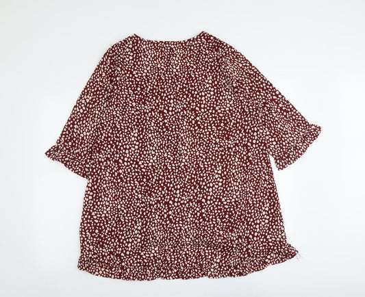 Womens UK Size 10 Stella Morgan Purple Basic Blouse