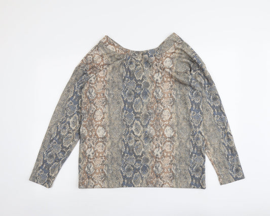 Womens UK Size 14 NEXT Beige Pullover Jumper