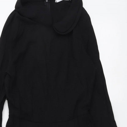 Cooperative Womens Black Viscose Playsuit One-Piece Size XS Zip