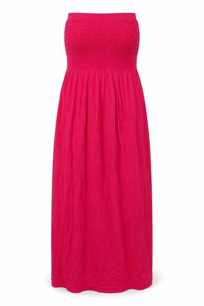 Ocean Club Womens Pink Modal Fit & Flare Size S Off the Shoulder Pullover