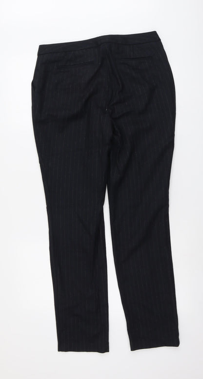 Womens UK Size 12 Marks and Spencer Regular Fit  Blue Trousers