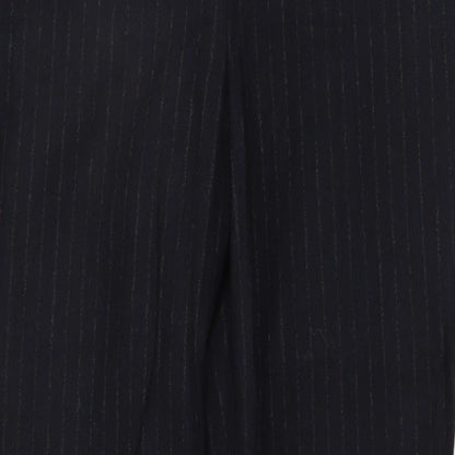 Womens UK Size 12 Marks and Spencer Regular Fit  Blue Trousers
