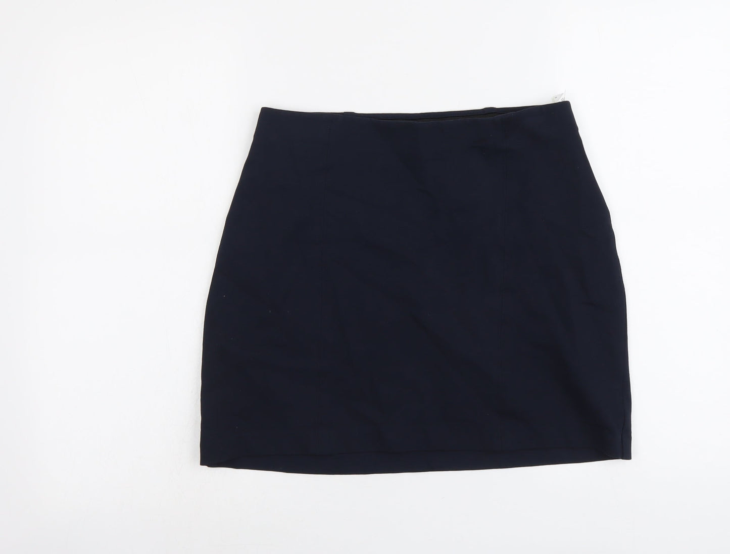 Marks and Spencer Womens Black Viscose Bandage Skirt Size 10