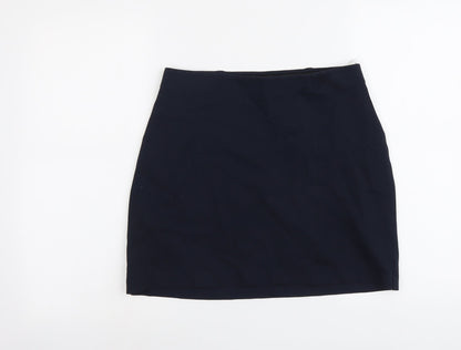 Marks and Spencer Womens Black Viscose Bandage Skirt Size 10
