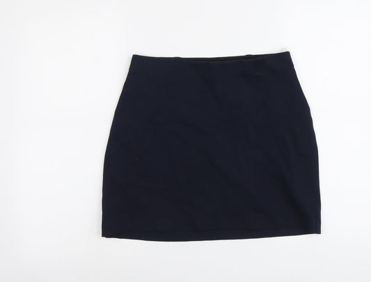 Marks and Spencer Womens Black Viscose Bandage Skirt Size 10