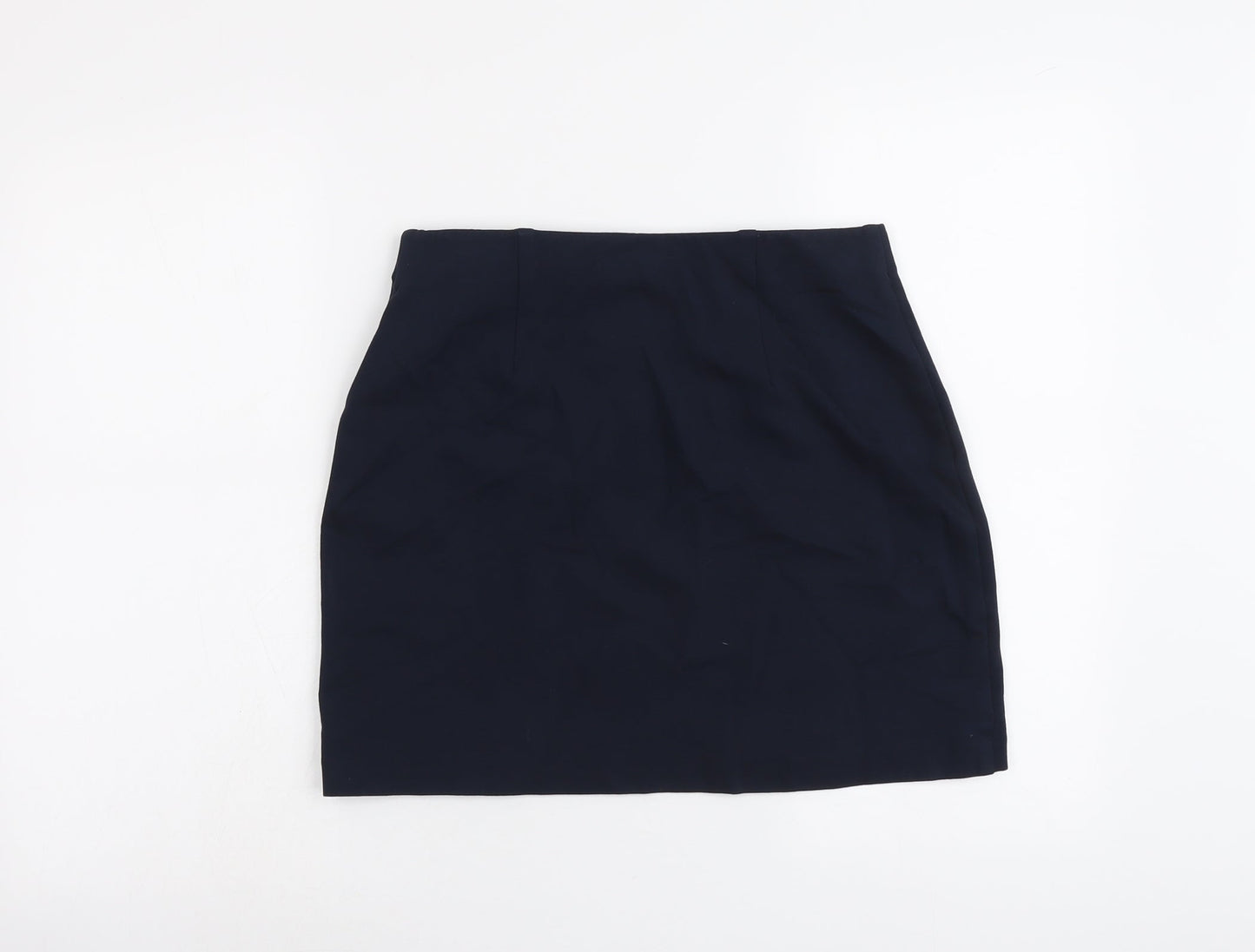 Marks and Spencer Womens Black Viscose Bandage Skirt Size 10