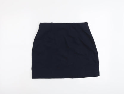 Marks and Spencer Womens Black Viscose Bandage Skirt Size 10