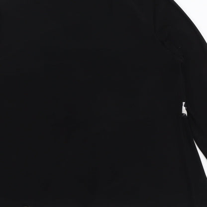 Womens UK Size M Saloos Black Basic Blouse