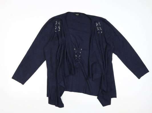 Klass Womens Blue Jacket Size XL