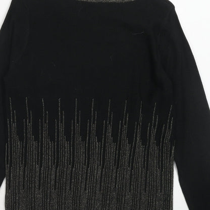 Womens UK Size 12 Intuition Black Pullover Jumper