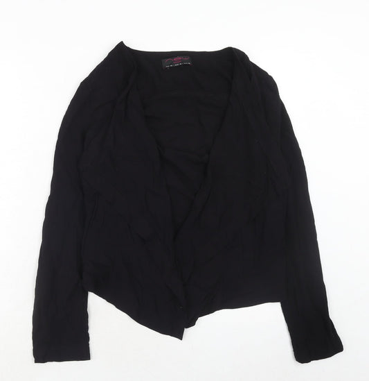 Womens UK Size 14 New Look Black Basic Blouse