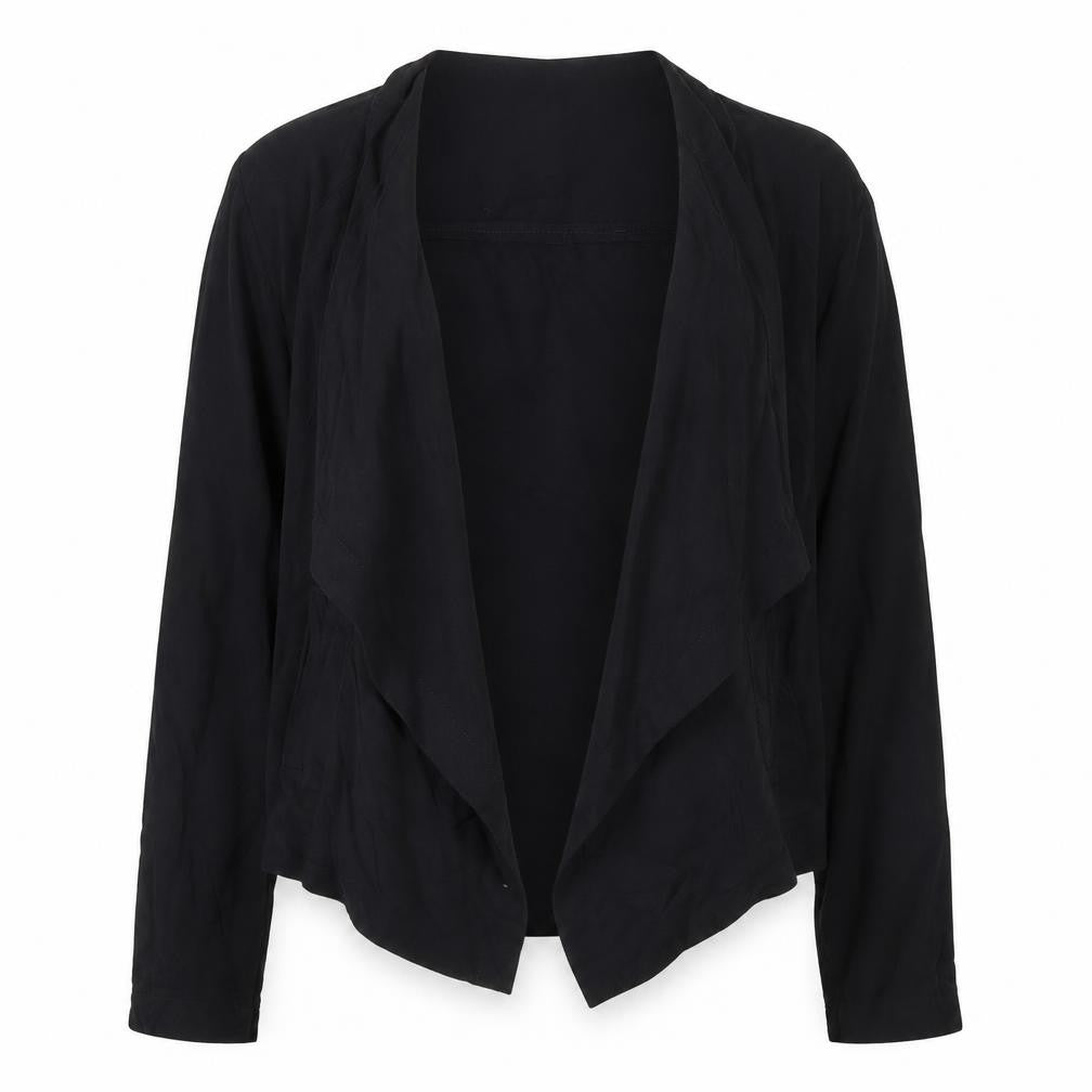 Womens UK Size 14 New Look Black Basic Blouse