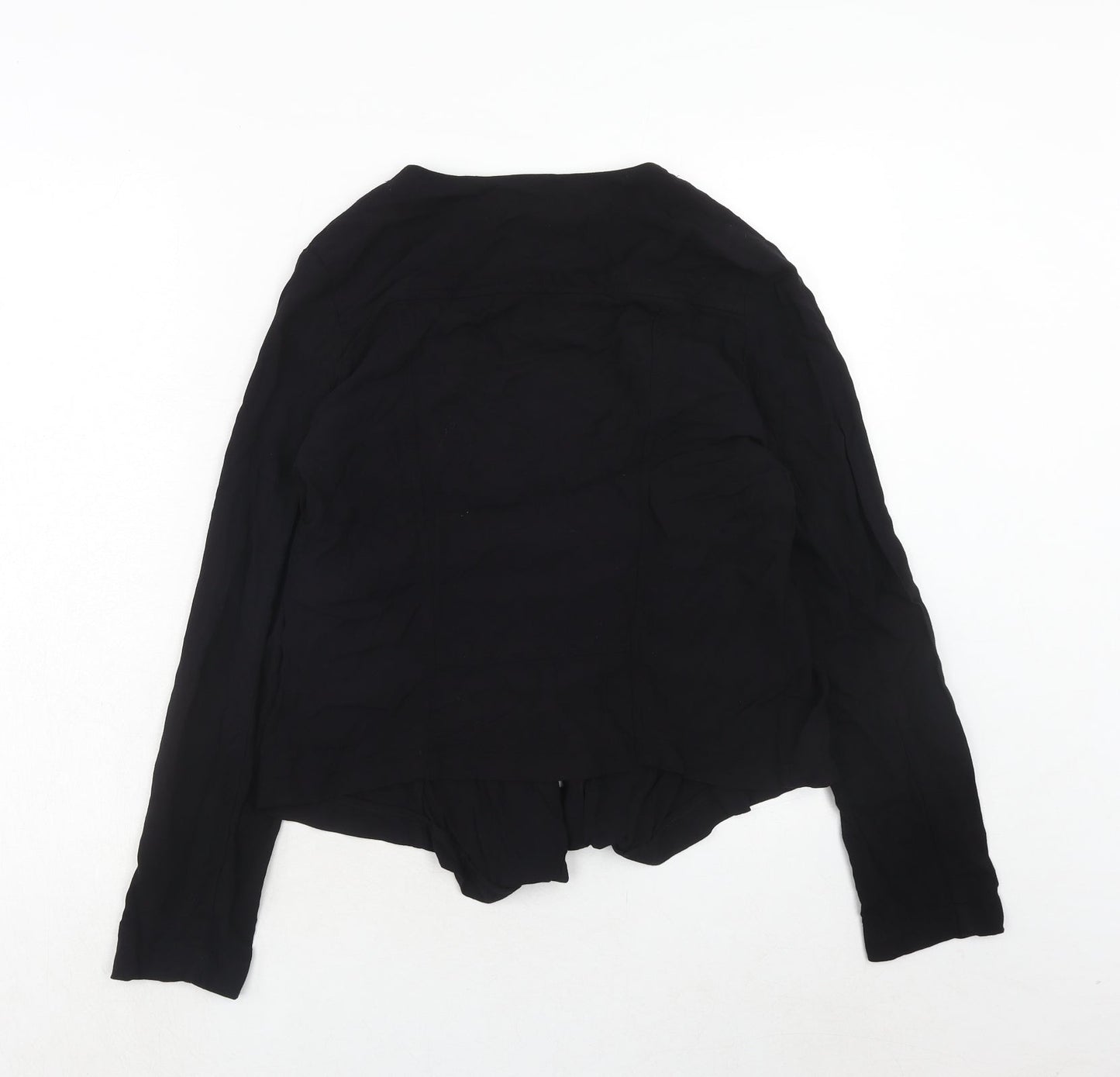 Womens UK Size 14 New Look Black Basic Blouse