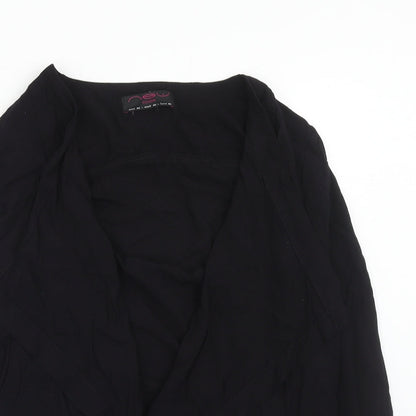 Womens UK Size 14 New Look Black Basic Blouse