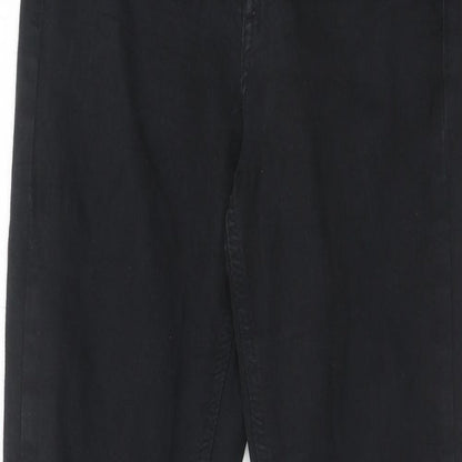 Topshop Womens Black Cotton Skinny Jeans Size 26 in L32 in Regular Zip