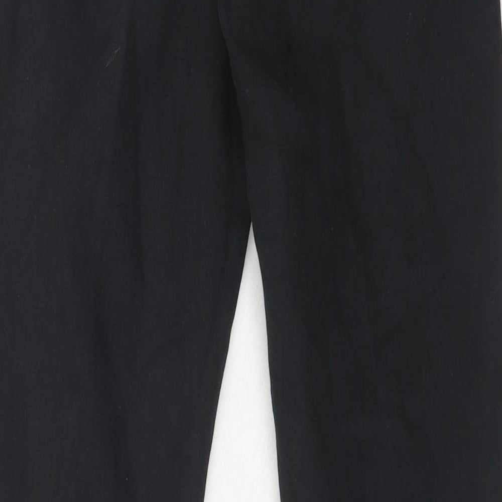 Topshop Womens Black Cotton Skinny Jeans Size 26 in L32 in Regular Zip