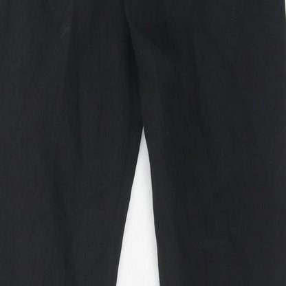 Topshop Womens Black Cotton Skinny Jeans Size 26 in L32 in Regular Zip