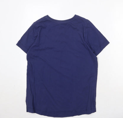 Womens UK Size 14 NEXT Blue Basic T-Shirt