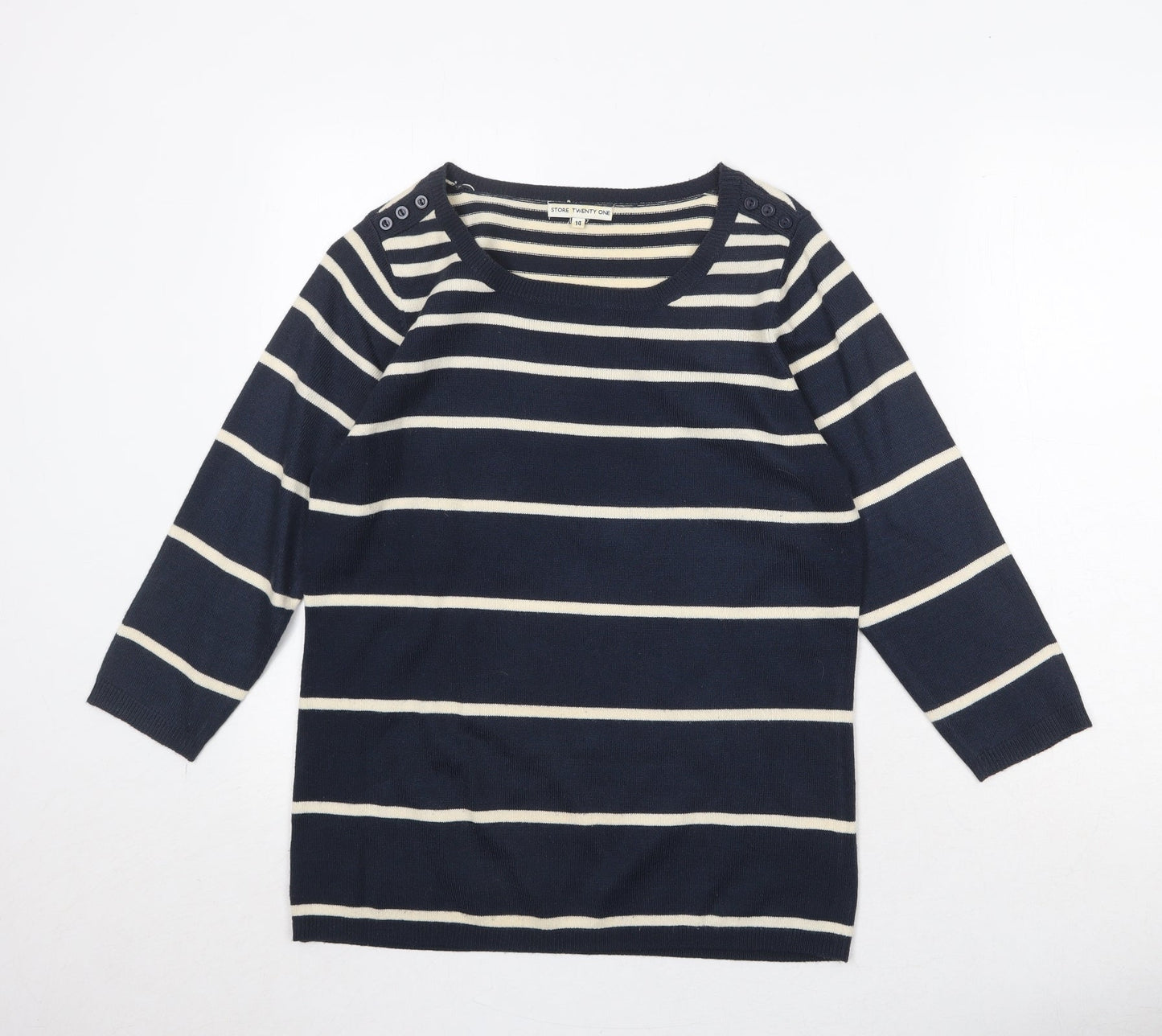 Womens UK Size 14 Store Twenty One Blue Pullover Jumper