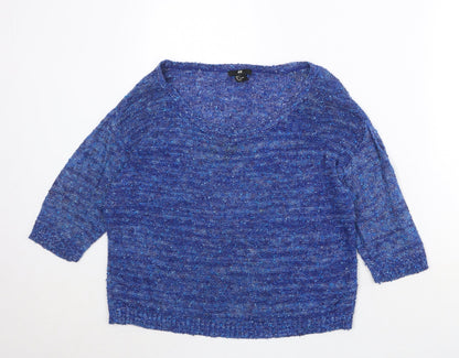 Womens UK Size S H&M Blue Pullover Jumper