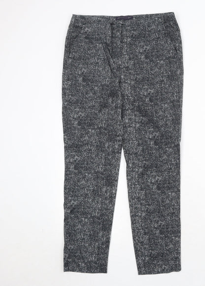 Womens UK Size 10 Marks and Spencer Regular Fit  Black Trousers
