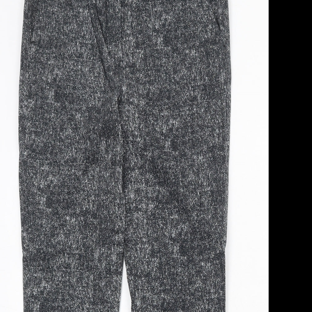 Womens UK Size 10 Marks and Spencer Regular Fit  Black Trousers
