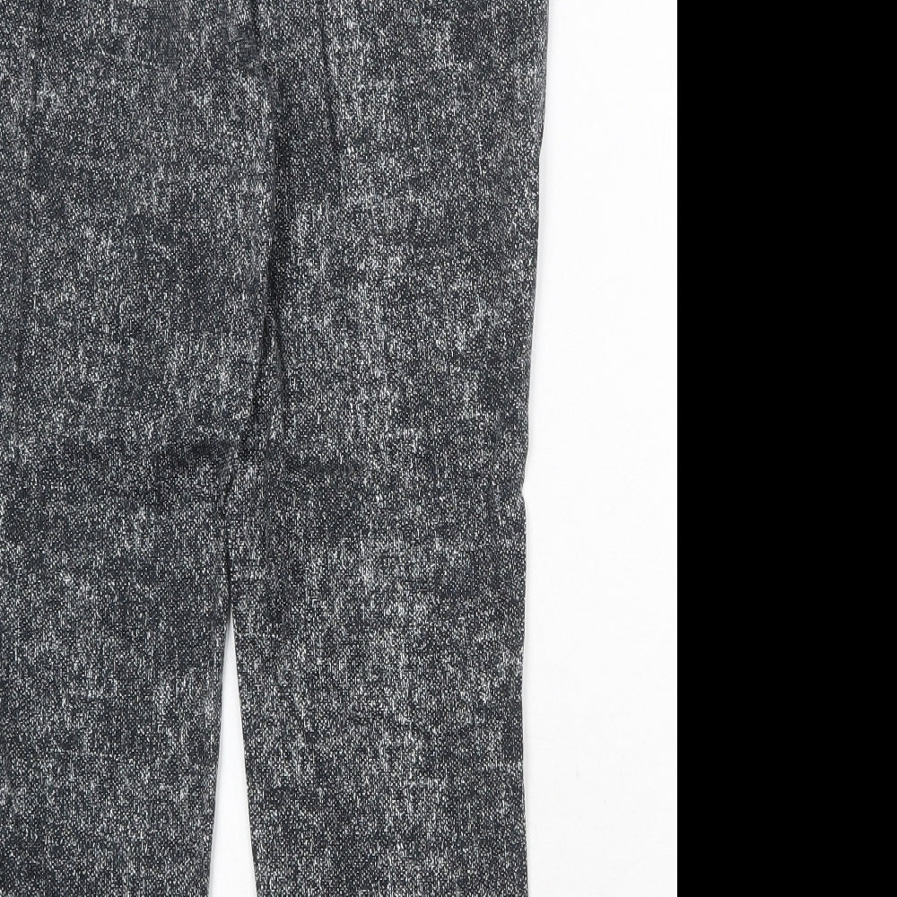 Womens UK Size 10 Marks and Spencer Regular Fit  Black Trousers